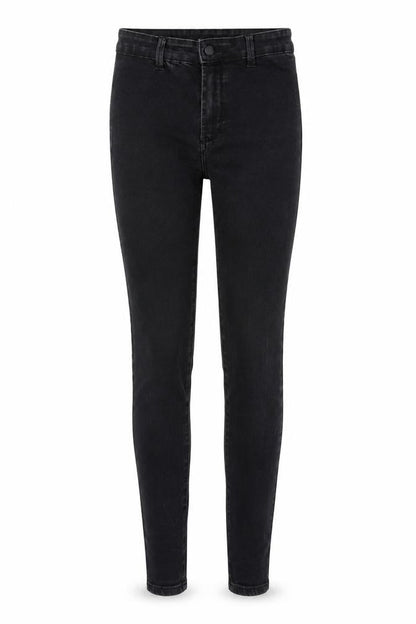 Womens UK Size 10 Denim & Co. Regular Fit Skinny Black Jeans