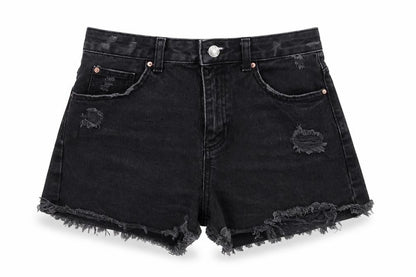 Womens UK Size 12 Denim & Co. Regular Fit Cut-Off Shorts