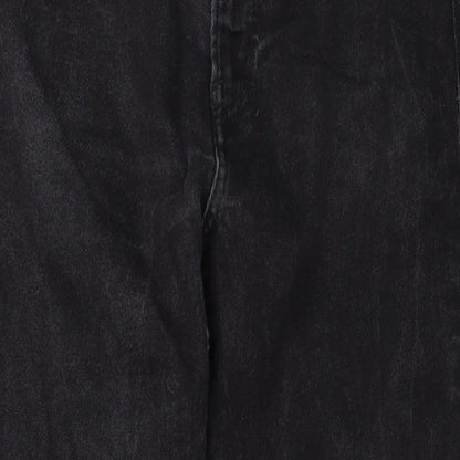 H&M Mens Black Cotton Skinny Jeans Size 32 in L31 in Regular Zip