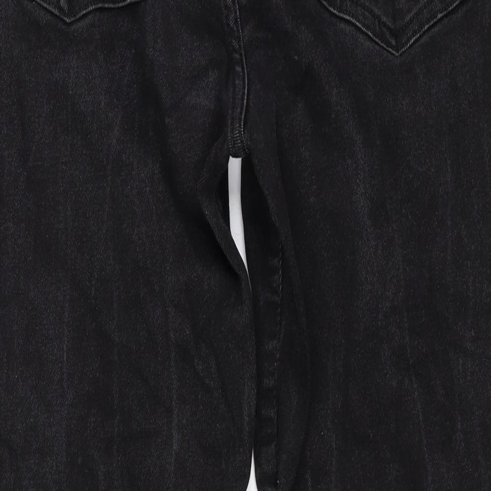 H&M Mens Black Cotton Skinny Jeans Size 32 in L31 in Regular Zip