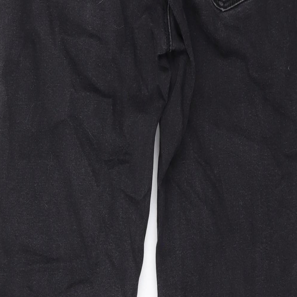 Oasis Womens Black Cotton Skinny Jeans Size 10 L29 in Regular Zip