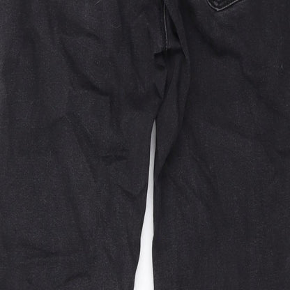 Oasis Womens Black Cotton Skinny Jeans Size 10 L29 in Regular Zip