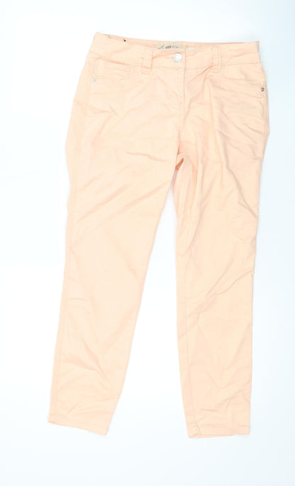 Womens UK Size 8 Yes Yes Regular Fit Straight Pink Jeans