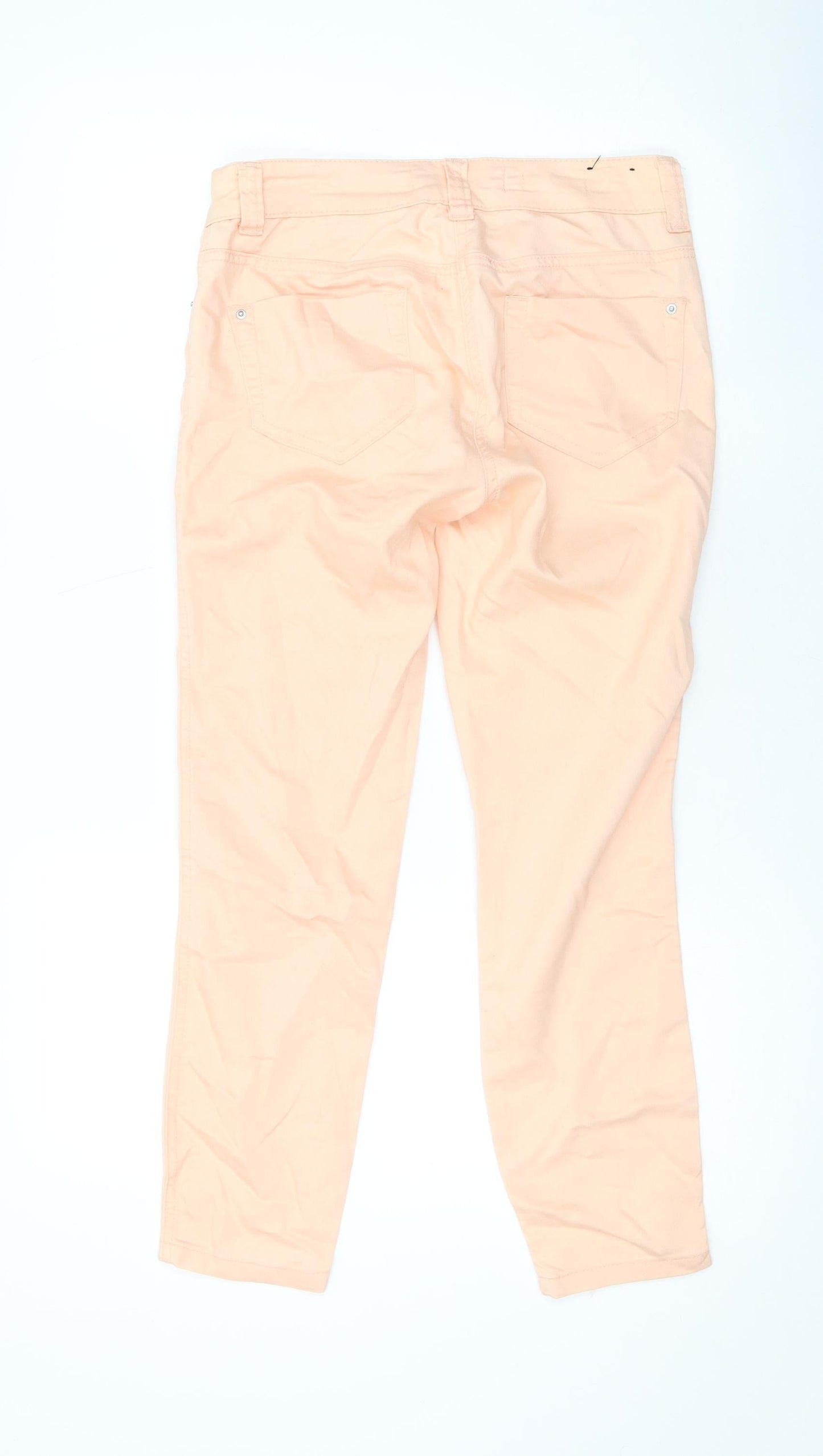 Womens UK Size 8 Yes Yes Regular Fit Straight Pink Jeans