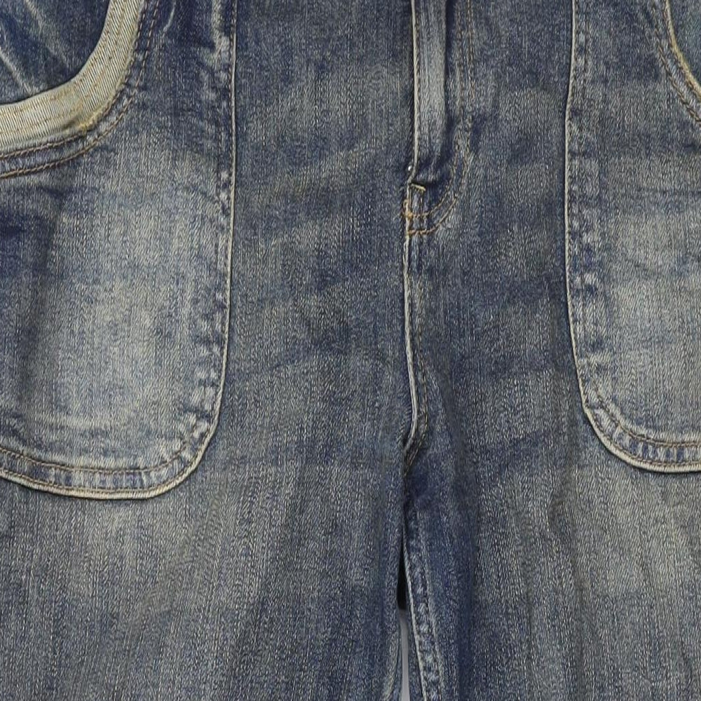 BDG Mens Blue Cotton Bootcut Jeans Size 36 in L30 in Regular Zip