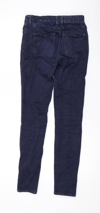 Womens UK Size 10 Marks and Spencer Regular Fit Skinny Blue Jeans