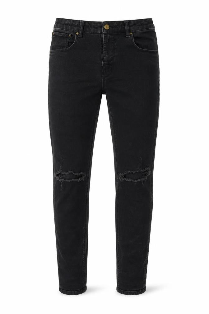 Mens UK Size 31 in ASOS Regular Fit Skinny Black Jeans
