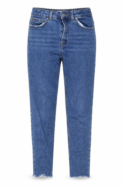 Denim & Co. Womens Blue Cotton Skinny Jeans Size 8 L25 in Regular Zip