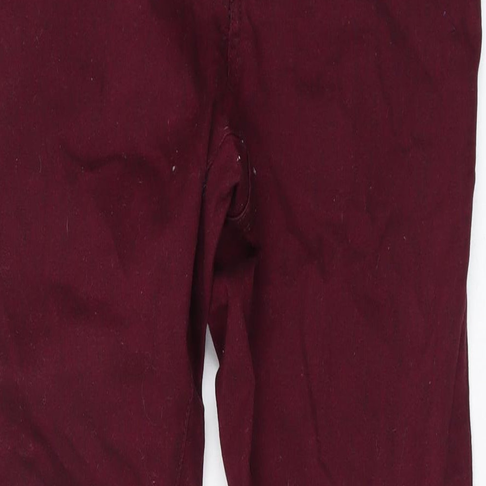 ESMARA Womens Purple Cotton Skinny Jeans Size 14 L30 in Regular Zip