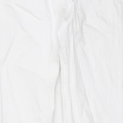 J Denim Womens White Cotton Skinny Jeans Size M L29 in Regular Zip