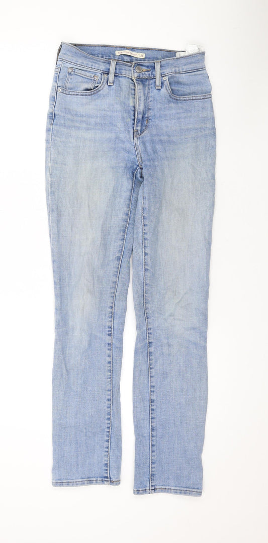 Levi's Womens Blue Cotton Skinny Jeans Size 26 L28 in Regular Zip