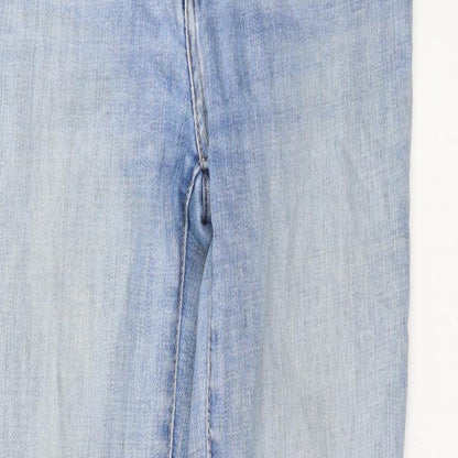 Levi's Womens Blue Cotton Skinny Jeans Size 26 L28 in Regular Zip