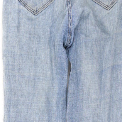Levi's Womens Blue Cotton Skinny Jeans Size 26 L28 in Regular Zip