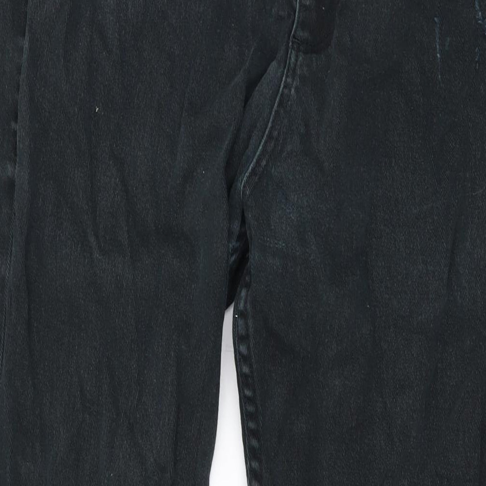 Denim & Co. Mens Black Cotton Skinny Jeans Size 30 in L30 in Regular Zip