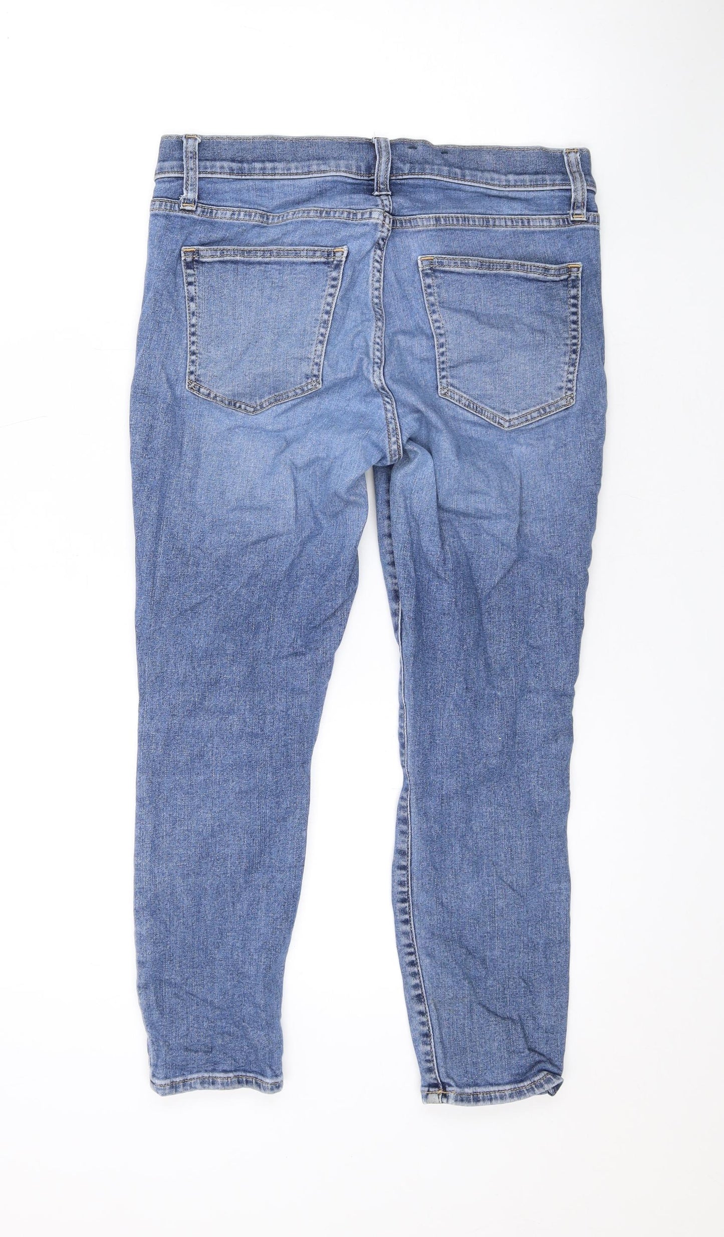 Gap Womens Blue Cotton Skinny Jeans Size 29 in L22 in Regular Zip