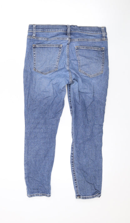 Gap Womens Blue Cotton Skinny Jeans Size 29 in L22 in Regular Zip