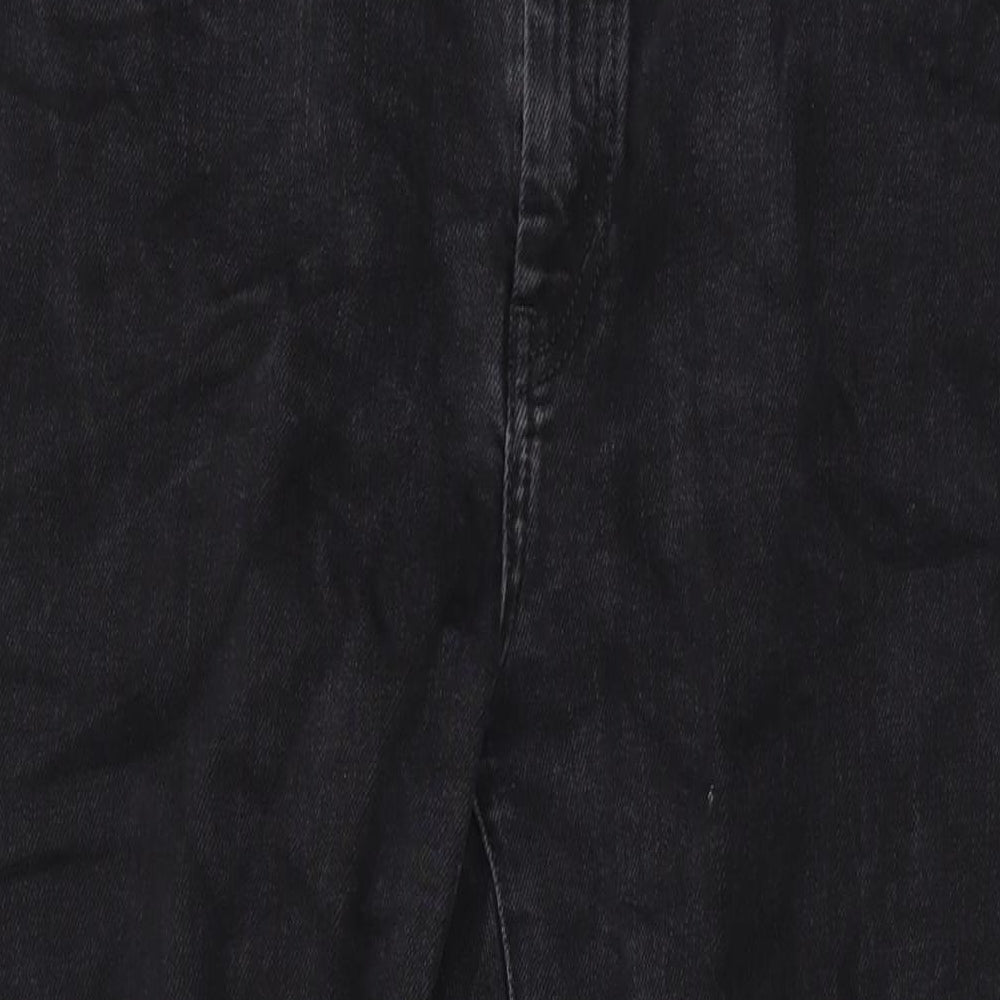 & Other Stories Womens Black Cotton Straight Jeans Size 30 L27 in Regular Zip
