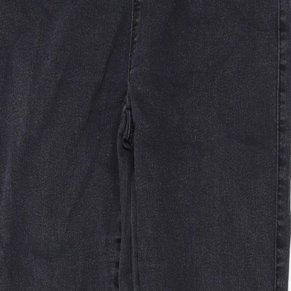 Denim & Co. Womens Black Cotton Jegging Jeans Size 10 L28 in Regular
