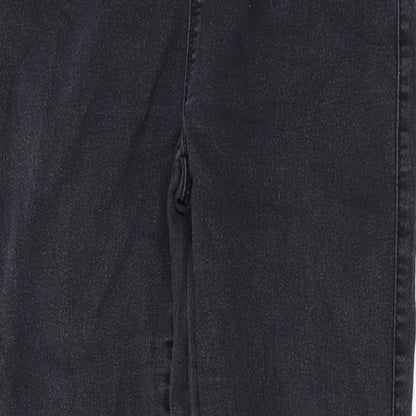 Denim & Co. Womens Black Cotton Jegging Jeans Size 10 L28 in Regular