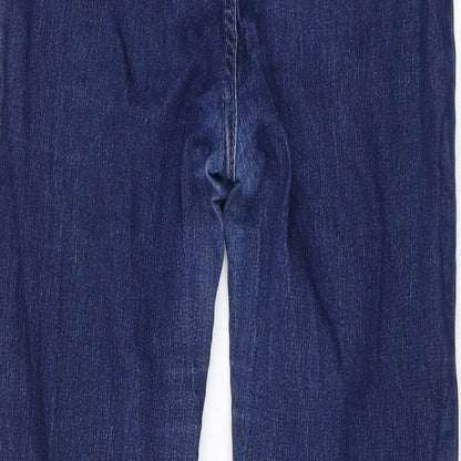 Pep&Co Womens Blue Cotton Skinny Jeans Size 8 L27 in Regular Zip