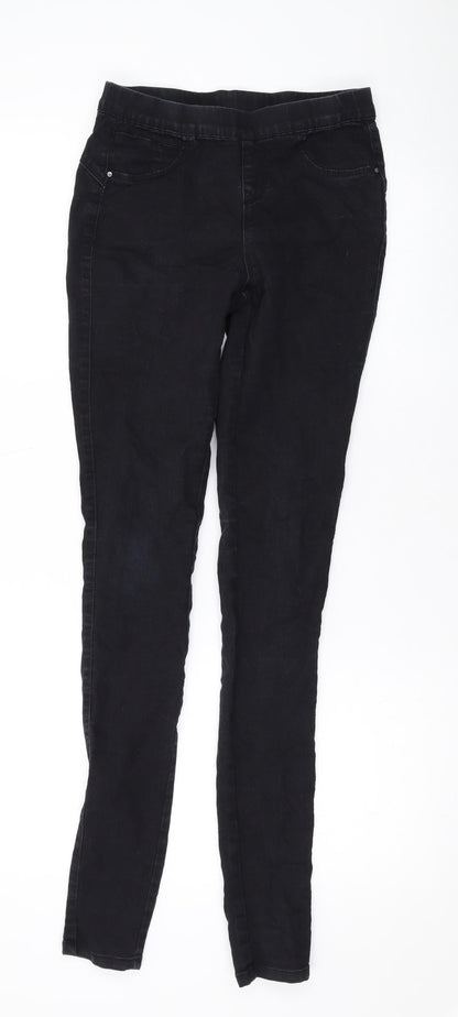 Denim & Co. Womens Black Cotton Jegging Jeans Size 6 L31 in Regular