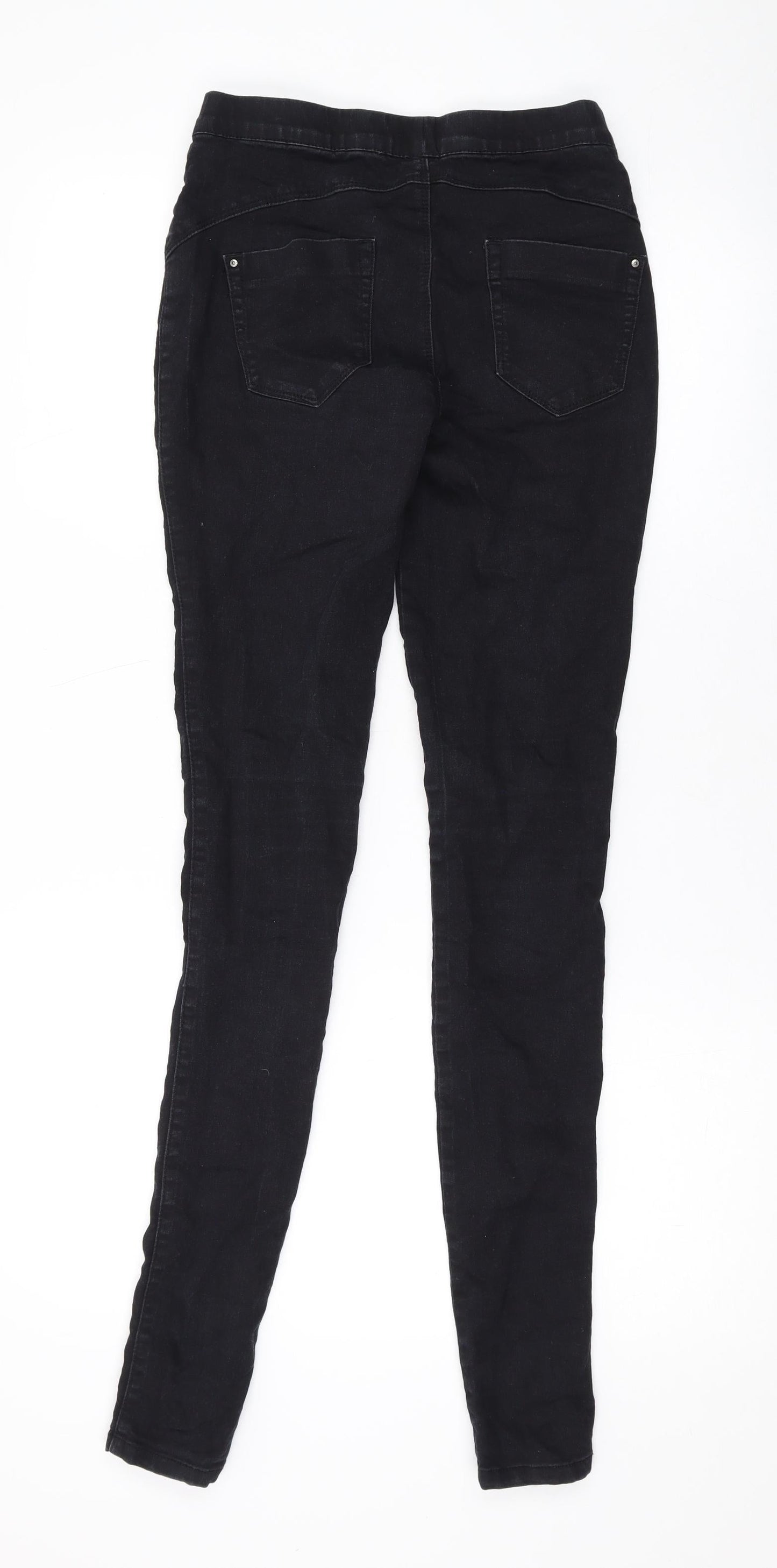 Denim & Co. Womens Black Cotton Jegging Jeans Size 6 L31 in Regular