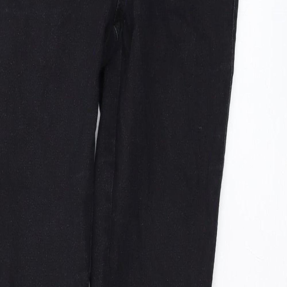 Denim & Co. Womens Black Cotton Jegging Jeans Size 6 L31 in Regular