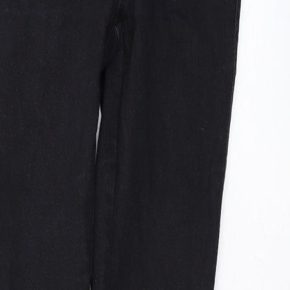 Denim & Co. Womens Black Cotton Jegging Jeans Size 6 L31 in Regular