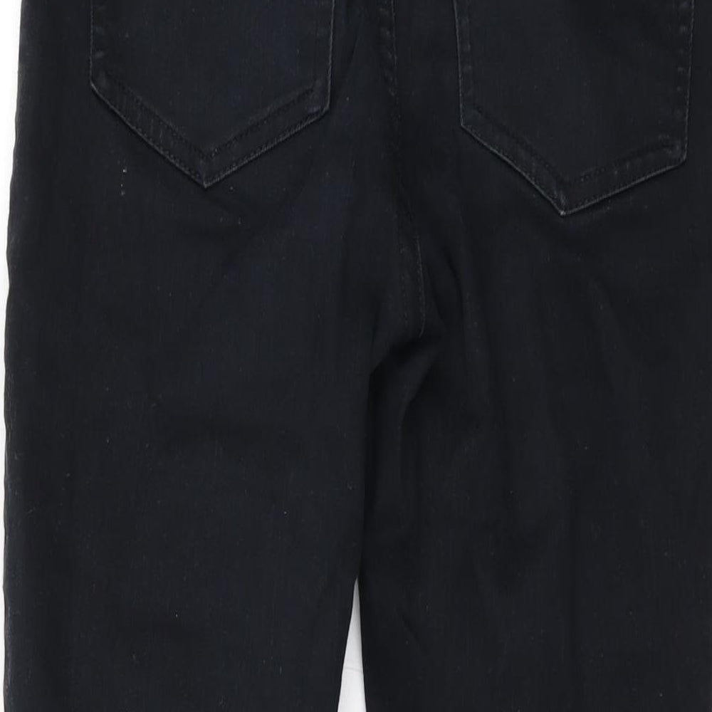 New Look Womens Black Cotton Skinny Jeans Size 8 L23 in Regular Zip