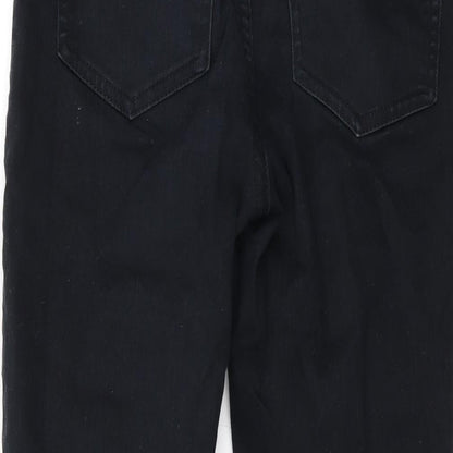 New Look Womens Black Cotton Skinny Jeans Size 8 L23 in Regular Zip