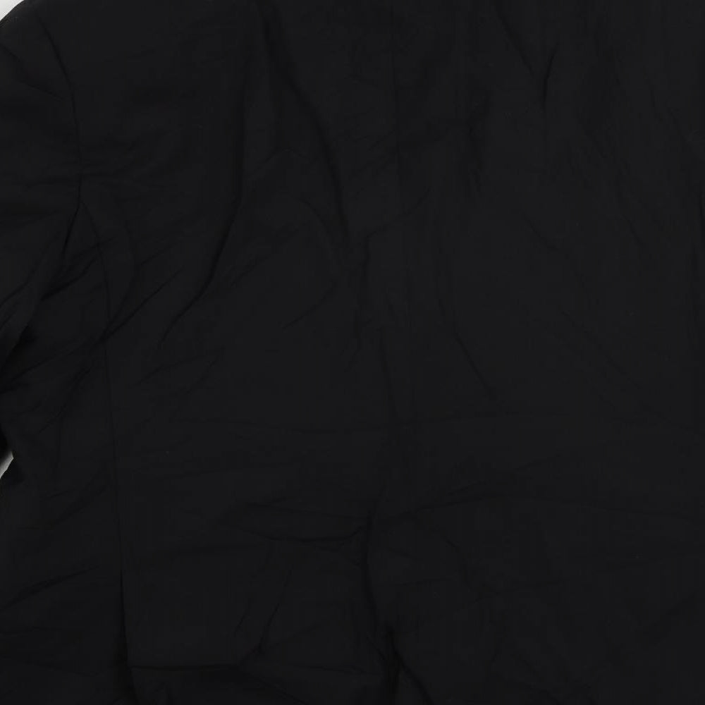 Mens UK Size 42 Marks and Spencer Regular Black Suit Tuxedo