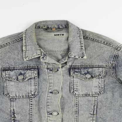 Womens UK Size 10 Topshop Blue Jacket