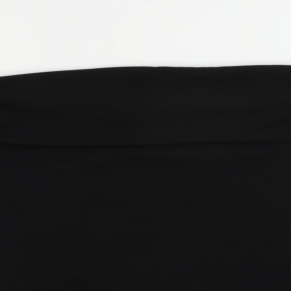 Womens UK Size 2XL Zara Black Basic Blouse