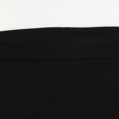 Womens UK Size 2XL Zara Black Basic Blouse