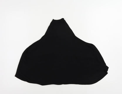 Womens UK Size M Zara Black Basic Tank