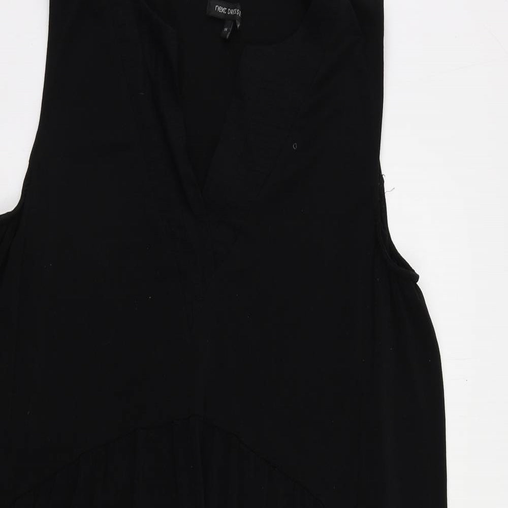 NEXT Womens Black Polyester Shift Size 14 V-Neck Pullover