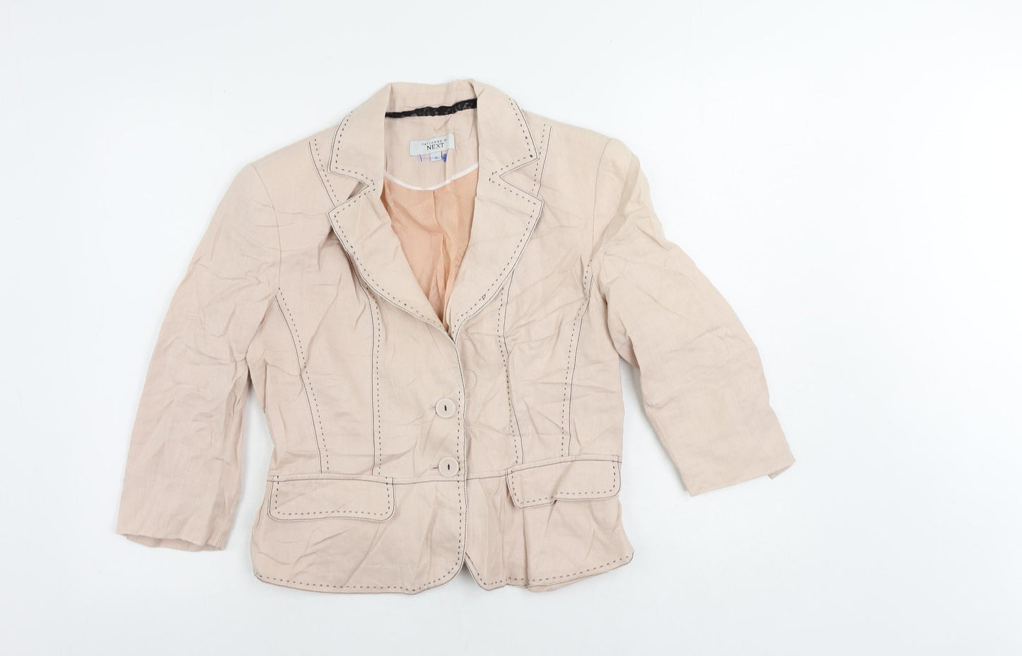 NEXT Womens Pink Jacket Blazer Size 12 Button