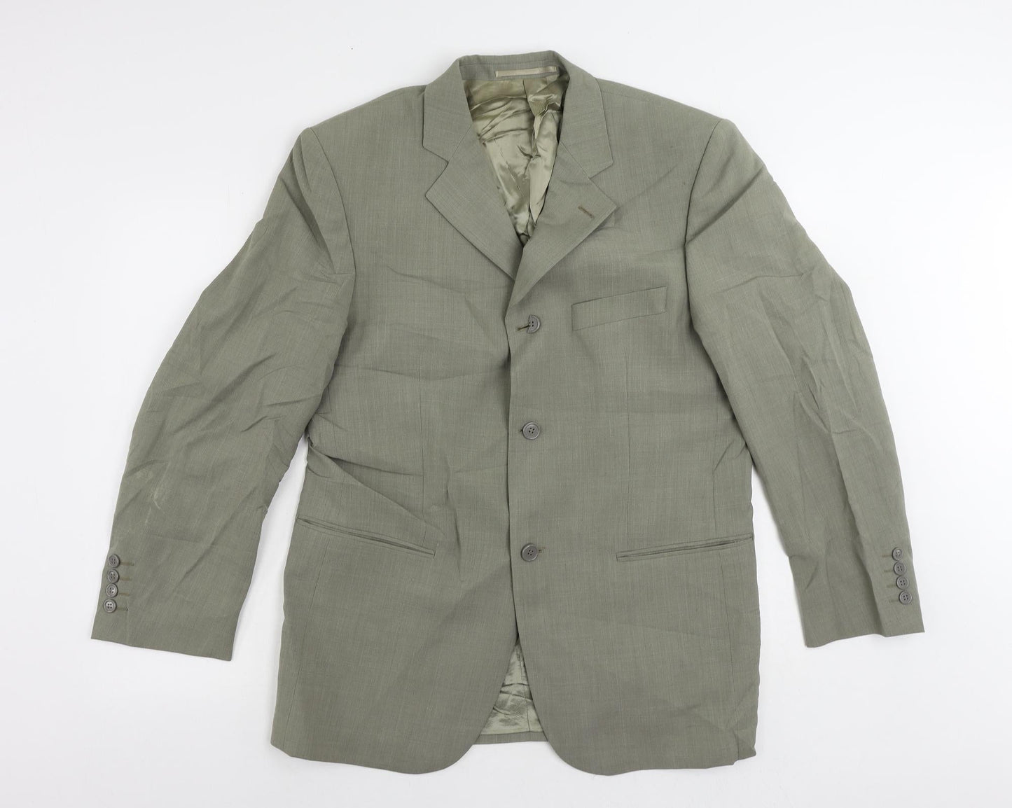 Mens UK Size 40 Hugo James Regular Grey Suit Jacket