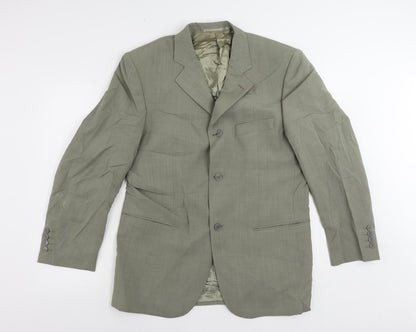 Mens UK Size 40 Hugo James Regular Grey Suit Jacket
