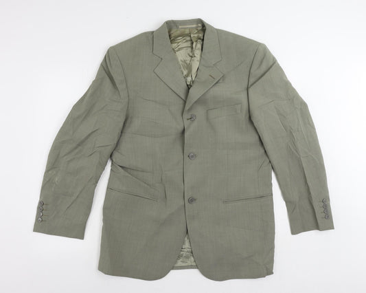 Mens UK Size 40 Hugo James Regular Grey Suit Jacket