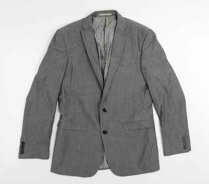Mens UK Size 38 NEXT Regular Grey Suit Jacket