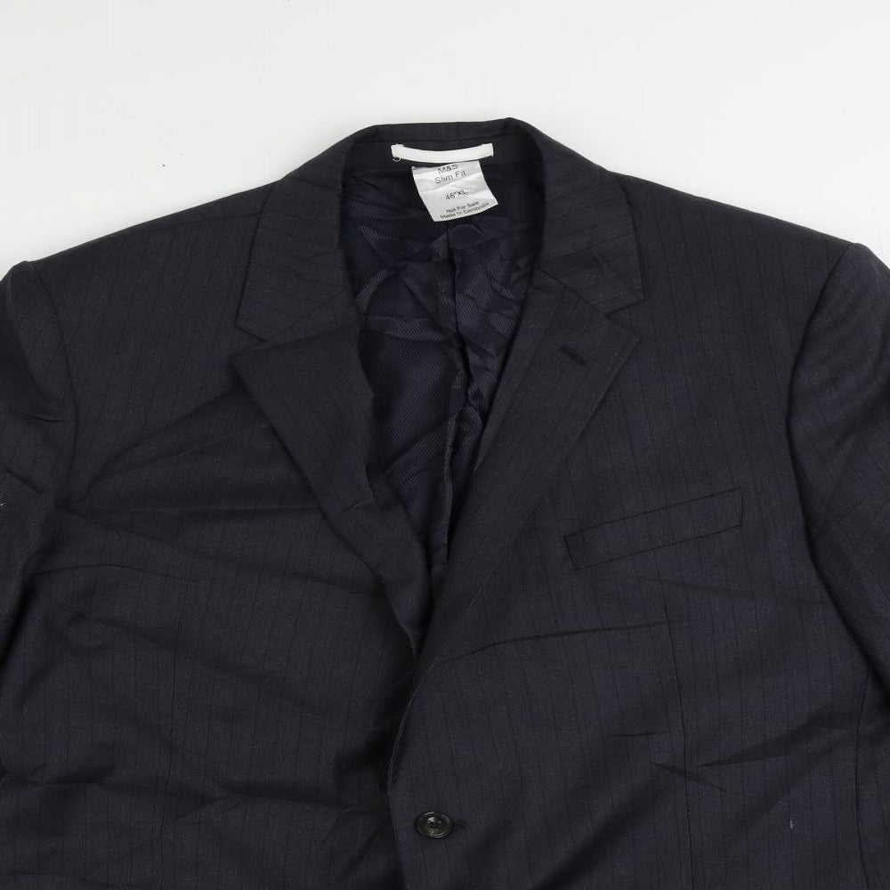 Mens UK Size 46 Marks and Spencer Regular Grey Suit Jacket