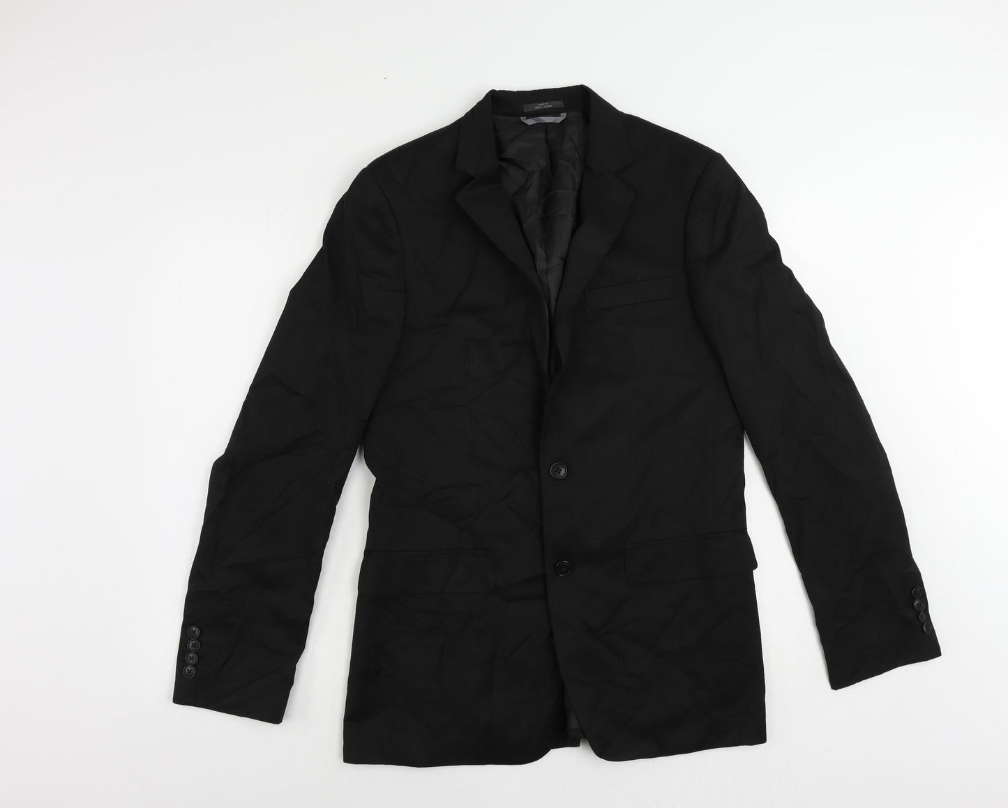 Mens UK Size 38 Marks and Spencer Regular Black Suit Jacket