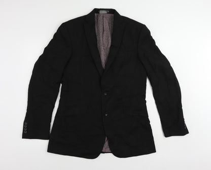 Mens UK Size 40 Marks and Spencer Regular Black Suit Jacket