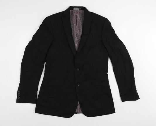 Mens UK Size 40 Marks and Spencer Regular Black Suit Jacket