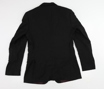 Mens UK Size 40 Marks and Spencer Regular Black Suit Jacket