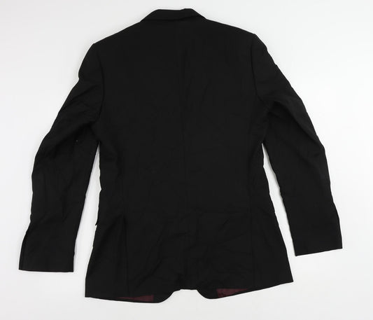 Mens UK Size 40 Marks and Spencer Regular Black Suit Jacket