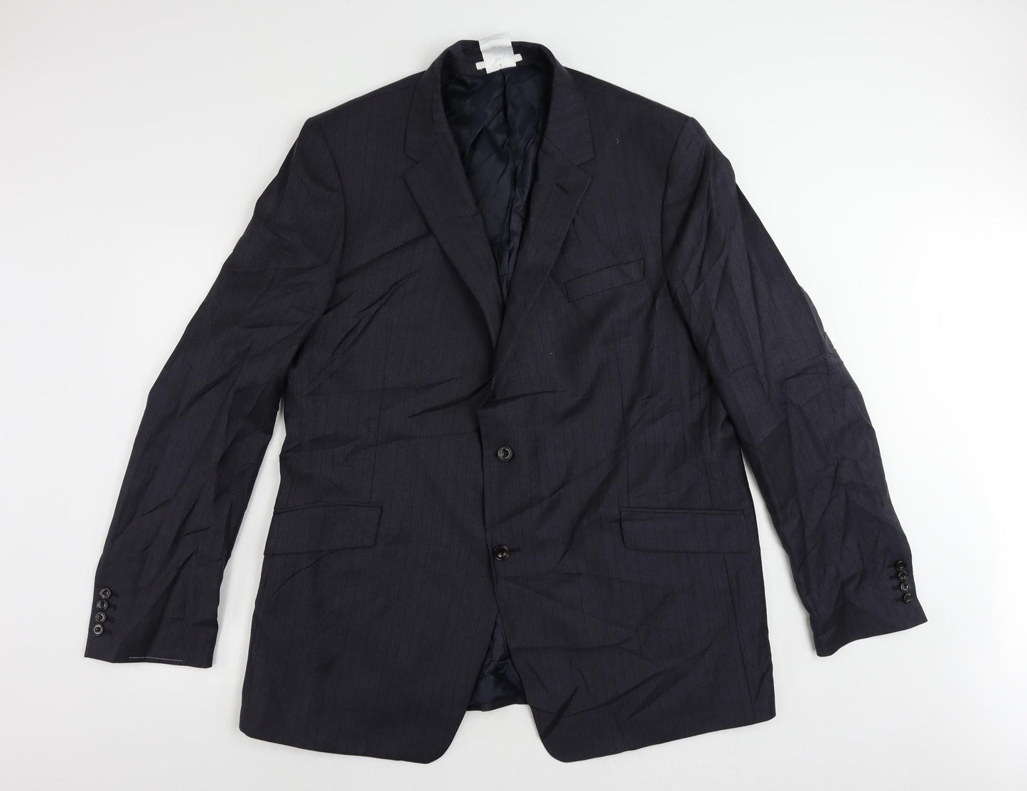 Mens UK Size 48 Marks and Spencer Regular Blue Suit Jacket