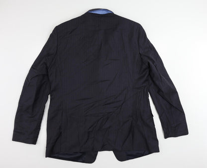 Mens UK Size 48 Marks and Spencer Regular Blue Suit Jacket
