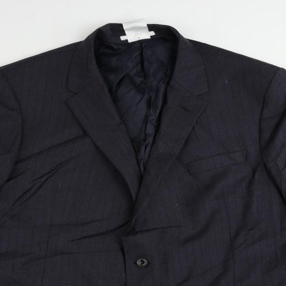 Mens UK Size 48 Marks and Spencer Regular Blue Suit Jacket